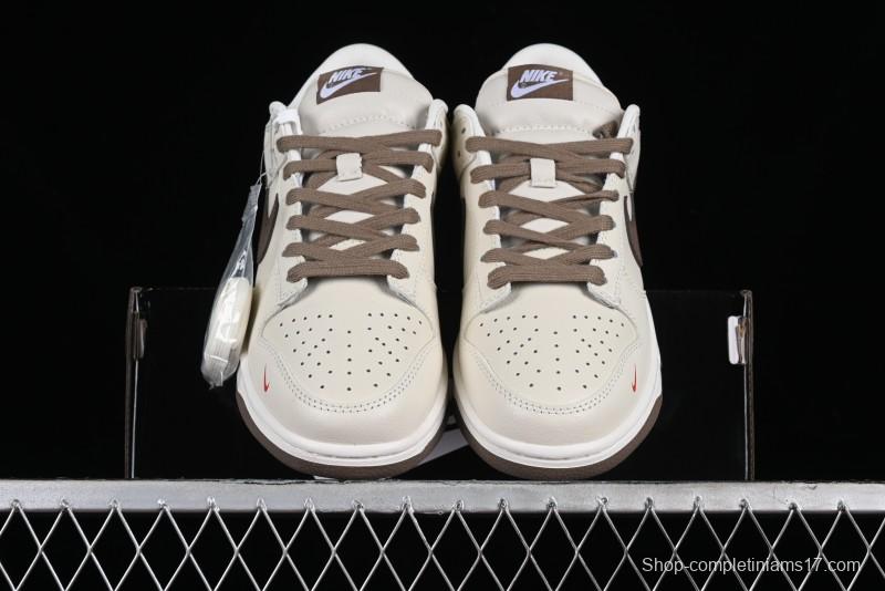 Nike Supreme x SB Dunk Low Collaboration - Military Green Anniversary High-End Custom Low-Top Casual Skate Shoes - XD1688-001