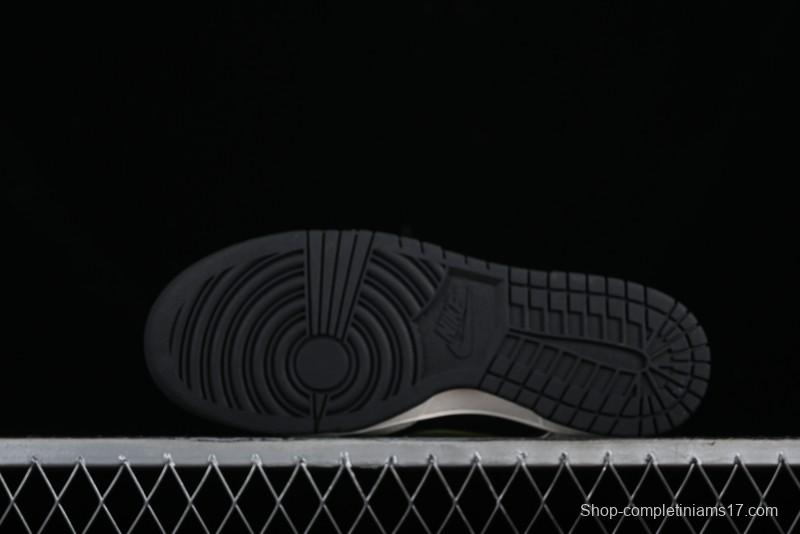 Nike SB Dunk Low Casual Skateboarding Shoes in Beige Green with Hemp Rope Detail - LK2146-511