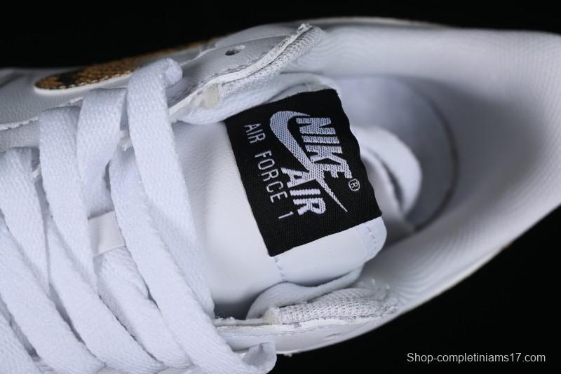 Nike Air Force 1 '07 Low Casual Sneakers with Full-Length Air Cushion - AO1635-100