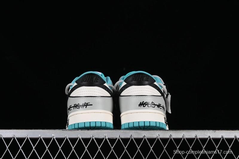 Nike Dunk Low Panda Prank Star Trek SB Strap Low-Top Casual Sneakers - DV0833-101