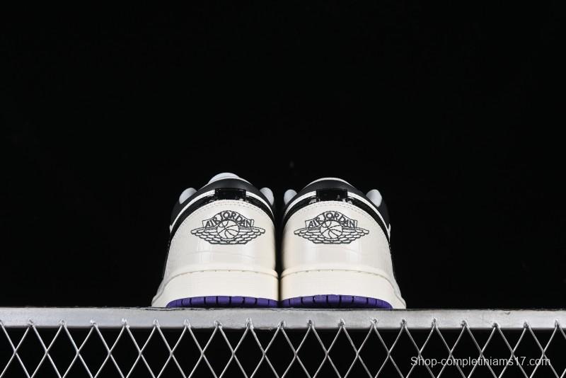 Nike Air Jordan 1 Low "Purple" Casual Sneakers - HF5759-101
