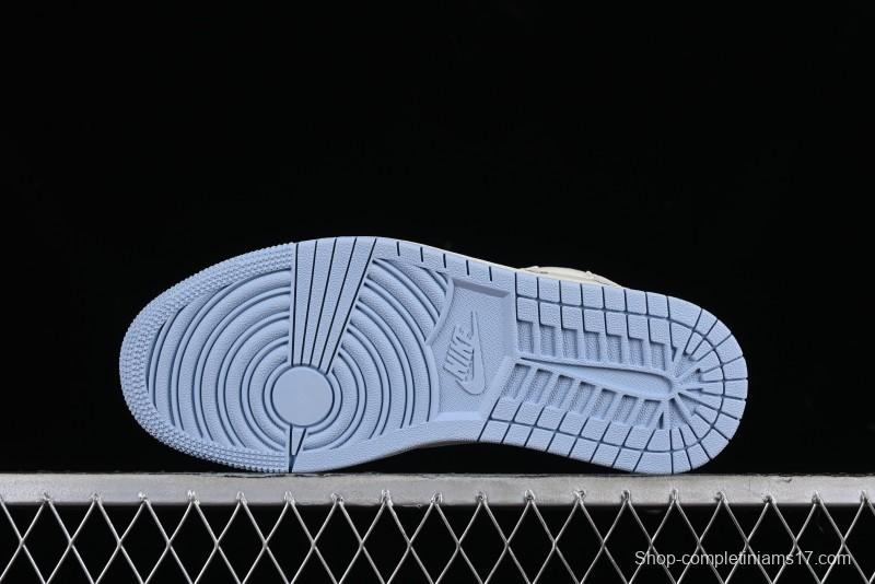 Nike Travis Scott x Fragment Design x Jordan Air Jordan 1 Low OG SP AJ1 LV Peacock Blue Low-top Casual Sneakers - LJ5188-003