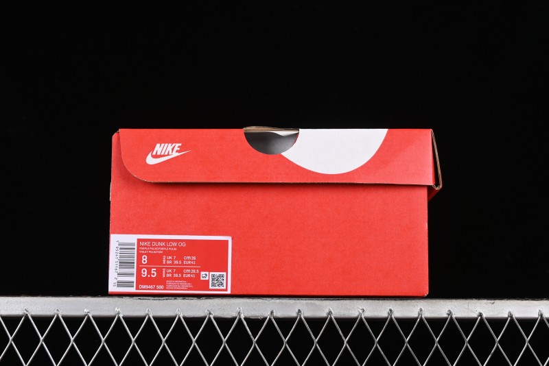 Nike SB Dunk Low Premium White Light Purple Skateboarding Shoes - DM9467-500