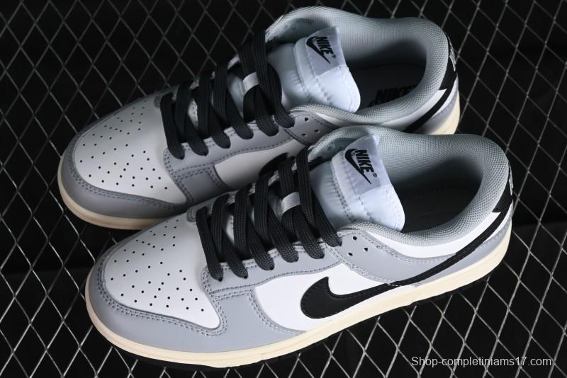 Nike Dunk Low SB Light Smoke Grey White Grey Casual Skate Shoes - DD1503-117