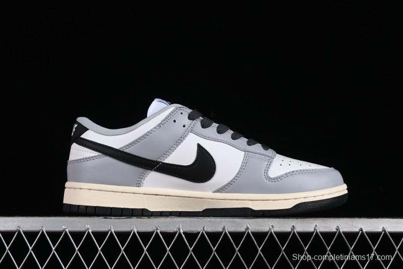 Nike Dunk Low SB Light Smoke Grey White Grey Casual Skate Shoes - DD1503-117