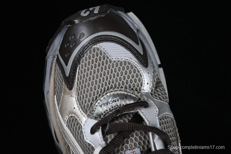 Balenciaga Runner Kith Four Color Retro Casual Sneakers - W3RMU2000