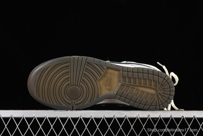 Nike Dunk Low SE Bubble Jellyfish Grey Island SB Strap Low-Top Casual Skate Shoes - FJ4188-100