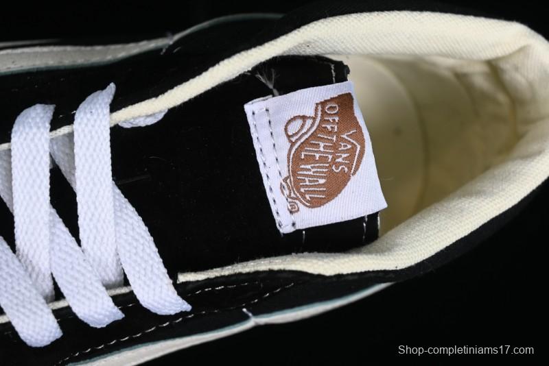 Vans SK8-Hi VR3 Eco-Friendly Black & White Mid-Top Classic Casual Canvas Shoes - VN0A4UWIVNE