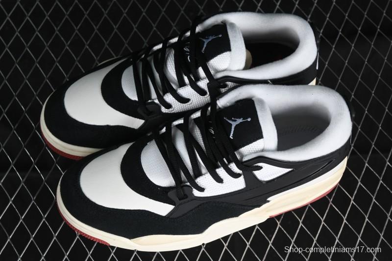 Nike Air Jordan 4 Remastered Sneakers in Black, Light Bone and Dark Grey - FQ7939-100