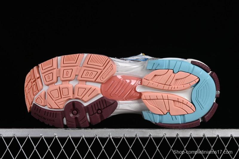 Balenciaga Runner Kith Four Color Retro Casual Sneakers - W3RBMU9754