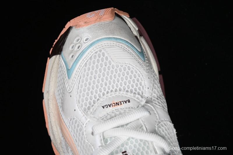 Balenciaga Runner Kith Four Color Retro Casual Sneakers - W3RNY0326