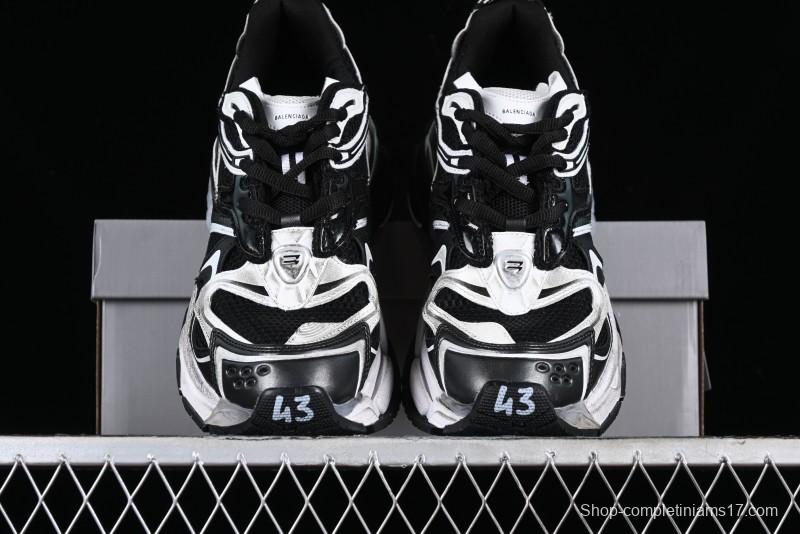 Balenciaga Runner Kith Four Color Retro Casual Sneakers - W3RXP0213