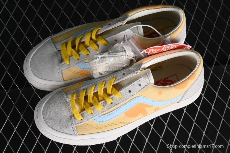 Vans Style 36 Low-Top Casual Sneakers in Cheese & Sea Salt Colorway - VN0A3DZ3OXS