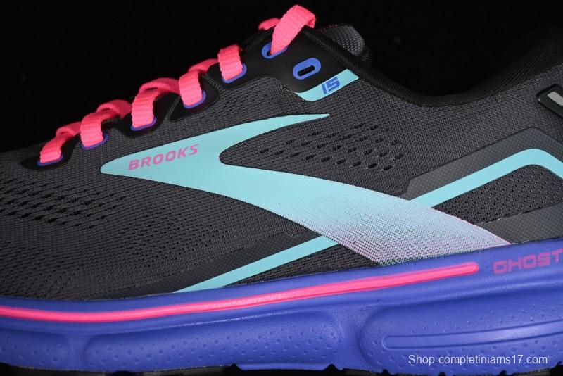 Brooks Ghost 15 Running Shoes with DNA LOFT V2 Cushioning and Breathable Air Mesh - 1203801B079