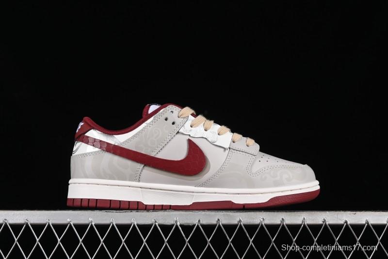 Nike Dunk Low Panda Prank CNY Year of the Dragon Limited Edition Team Red SB Low Top Casual Skate Shoes - DD1391-601