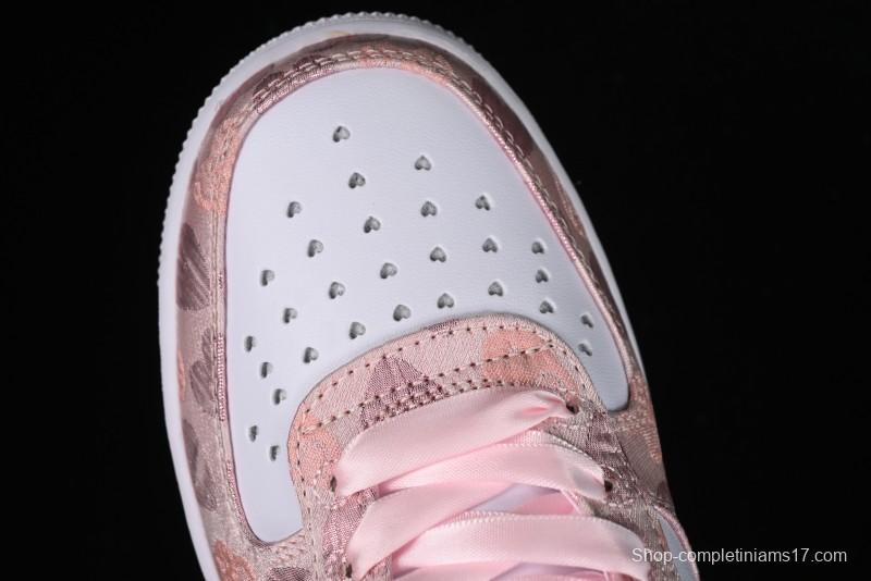 Nike Air Force 1 '07 Low Valentine's Day Limited Edition Pink Bear Sneakers - DH2920-111