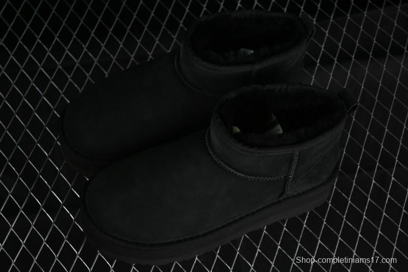 UGG Classic Ultra Mini Platform 3CM Wool Blend Mini Short Boots - 1135092