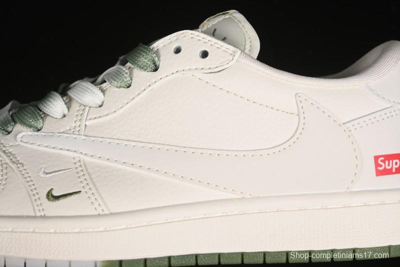 Nike Travis Scott x Fragment Design x Air Jordan 1 Low OG SP AJ1 Supreme Collaboration - BB2299-810