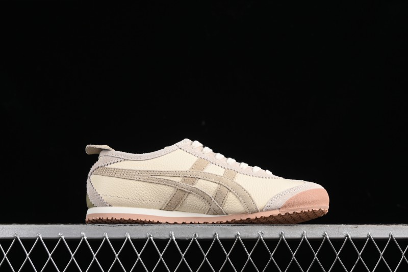 Onitsuka Tiger Mexico 66 Low-Top Leather Running Shoes - 1183C076-101