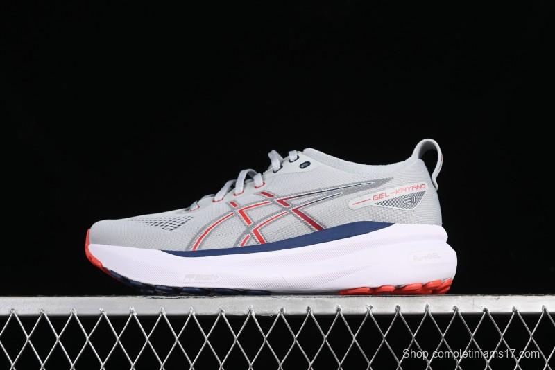 Asics Gel-Kayano 31 Breathable Running Shoes with GEL Cushioning and FLYTEFOAM BLAST Technology - 1011B867-021