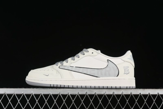 Nike Travis Scott x Fragment Design x Air Jordan 1 Low OG SP AJ1 Low Top Casual Sneakers - DM7866-022