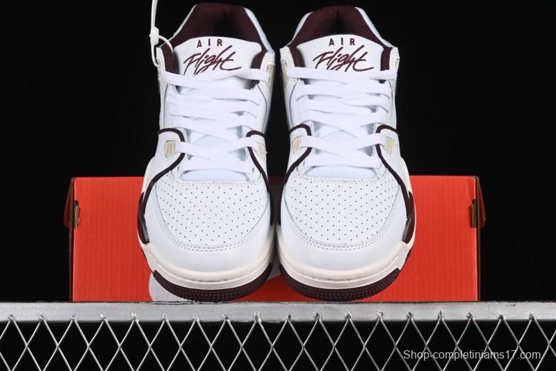 Nike Air Flight 89 Low Basketball Shoes with Air Cushion Technology - FQ8256-100