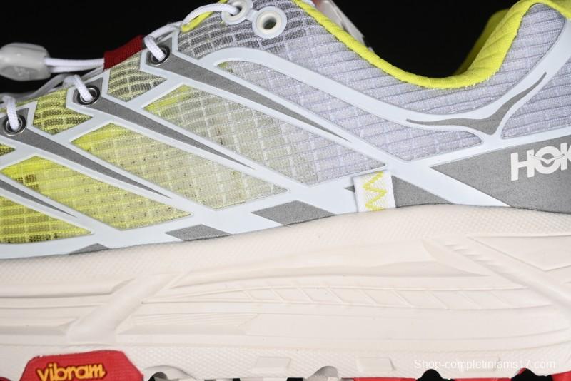 Hoka Mafate Three 2 Ultra-Lightweight Cushioned Trail Running Shoes - 1153931 WNN