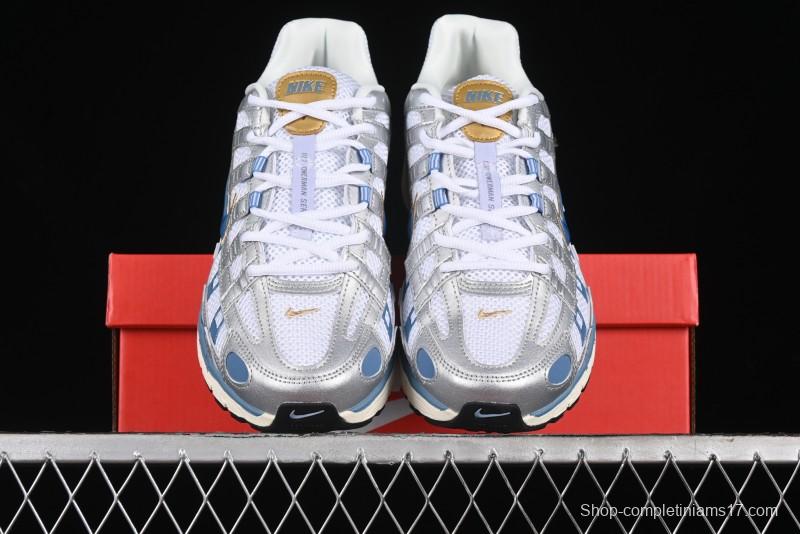 Nike P-6000 Prm Retro Casual Sneakers with Lightweight Design - HJ7246-100