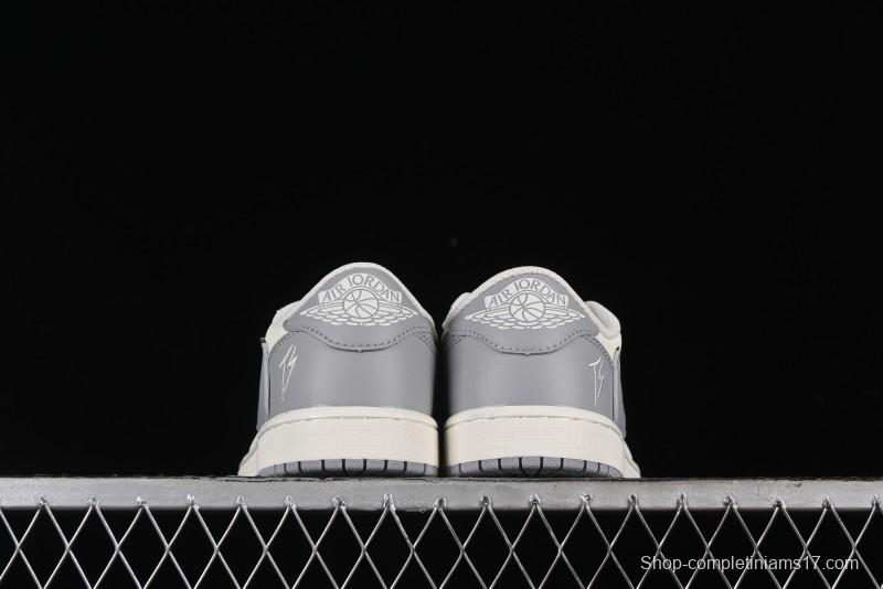 Nike Travis Scott x Fragment Design x Air Jordan 1 Low OG SP AJ1 Collaboration Sneakers - DM7866-021