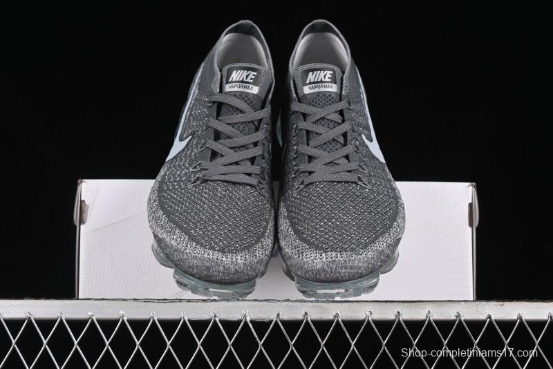 Nike Vapormax Flyknit Breathable Casual Running Shoes with Full-Length Air Cushion - 849557-002