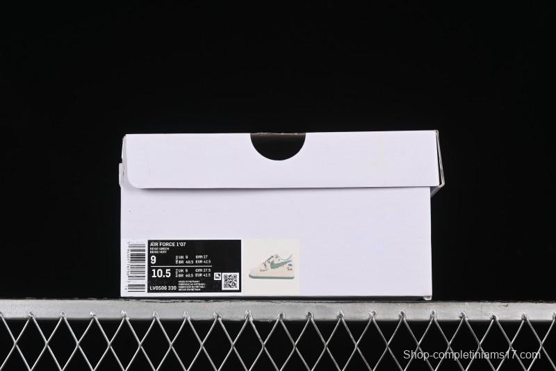 Nike Air Force 1 '07 Low x Capybara "Van Gogh" Casual Sneakers - LV0506-330