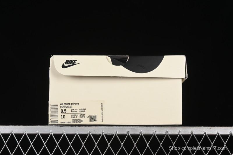 Nike Undefeated x Air Force 1 Low Casual Sneakers in Dark Blue Hemp with Reflective Details - UT2023-205