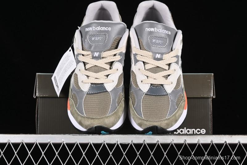 New Balance Made In USA M992 Series Classic Retro Casual Running Shoes - M992WT