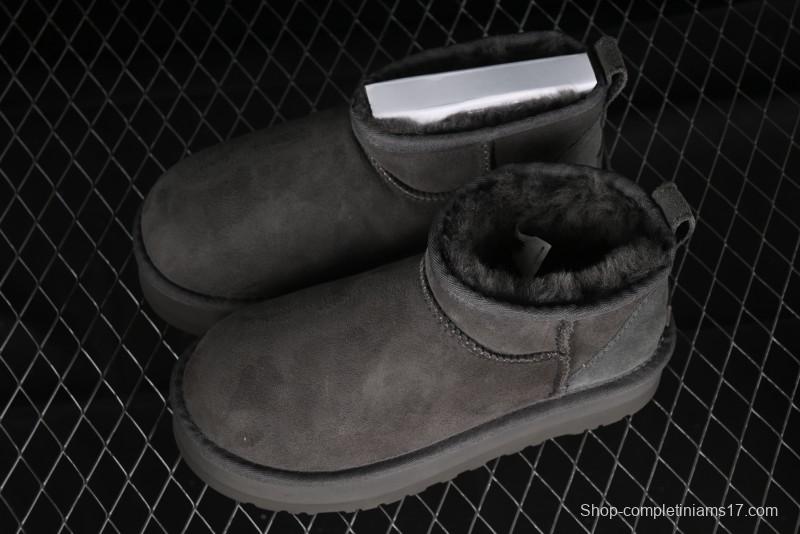 UGG Classic Ultra Mini Platform 3CM Wool Blend Mini Short Boots - 1135092