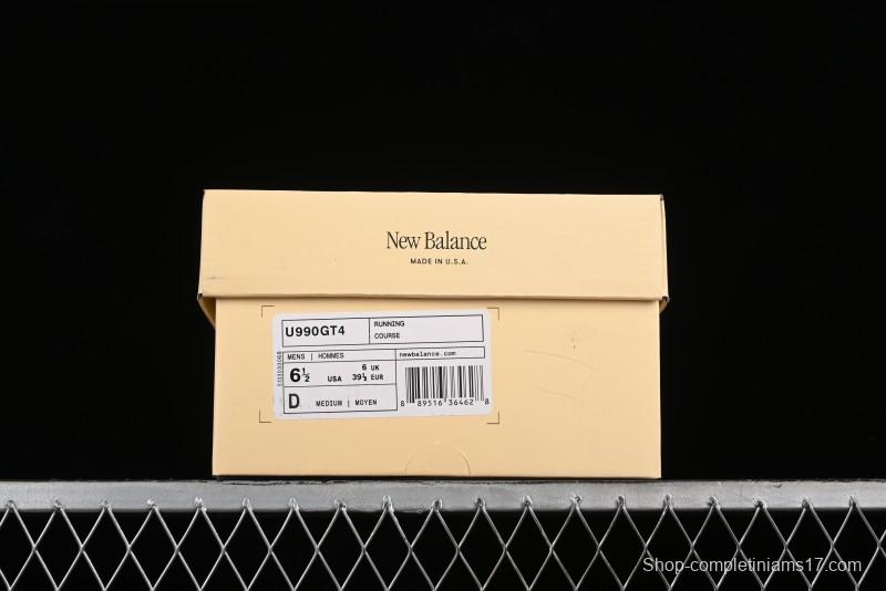 New Balance 990 Series Premium Made in USA Retro Running Shoes - M990GT4
