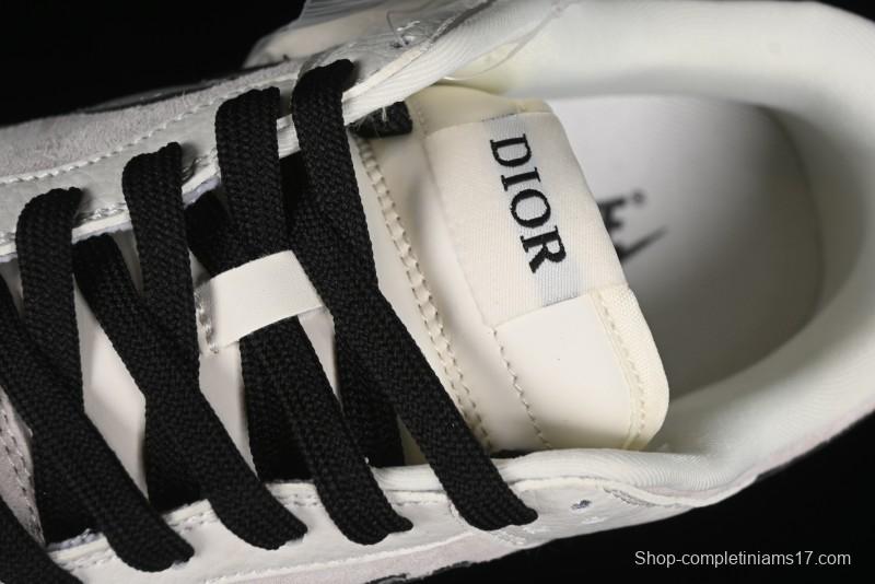Nike SB Dunk Low Dior Collection - Beige Grey Black Swoosh Anniversary High-End Custom Low-Top Casual Skate Shoes - XD6188-041
