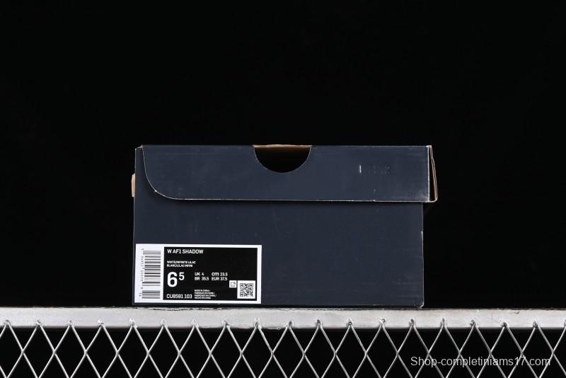 Nike Air Force 1 Shadow Low-Top Sneakers with Lightweight EVA Midsole and Anti-Slip RB Rubber Outsole - CU8591-103