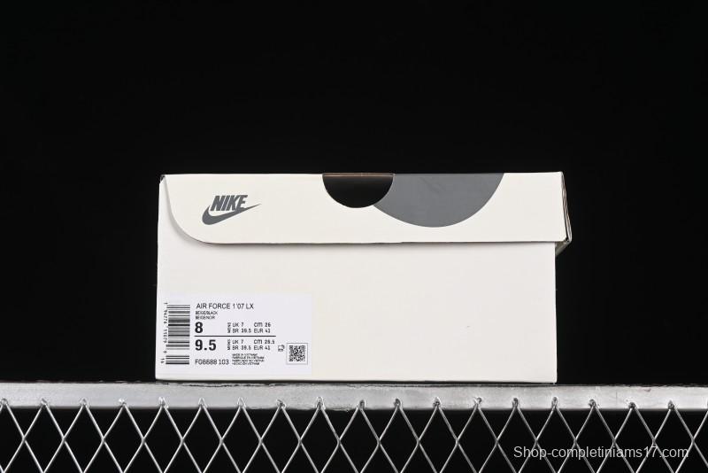 Nike Air Force 1 '07 Low Bape Collaboration - Black Beige Starry Sky Low Top Casual Sneakers - FG6688-103