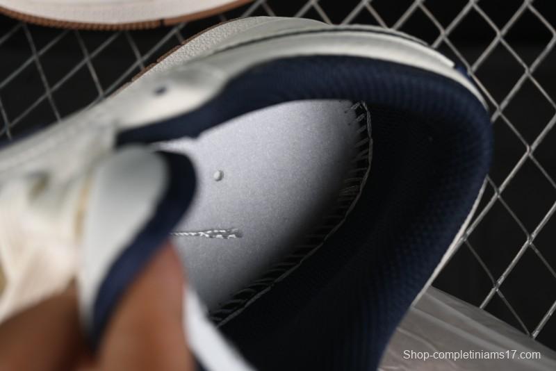 Nike Air Jordan 1 Low Supreme Collaboration Retro Basketball Shoes - WG8850-011