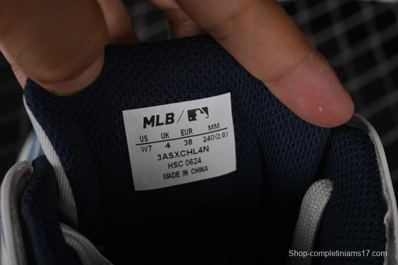 New York Yankees Chunky Liner Mid Denim Monogram Sandals with Thick Sole - 3ASXCHL4N50BLS