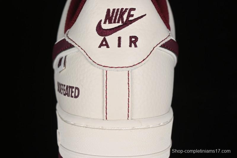 Nike Undefeated Air Force 1'07 Low Casual Sneakers with Custom Leather and Reflective Details - UT2023-206