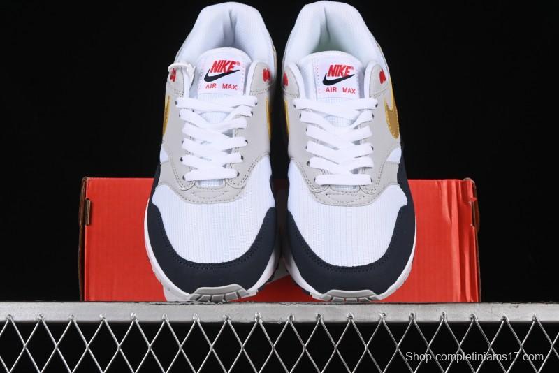 Nike Air Max 1 Retro Running Shoes with Half-Sole Air Cushion - HM9604-400