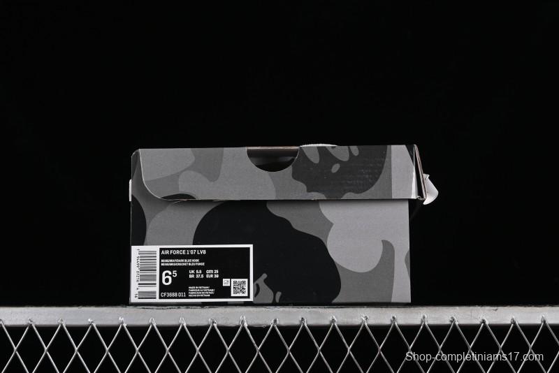 Nike SB Dunk Low Bape Collaboration - Beige Blue Anniversary Custom Low-Top Casual Sneakers CF3688-011