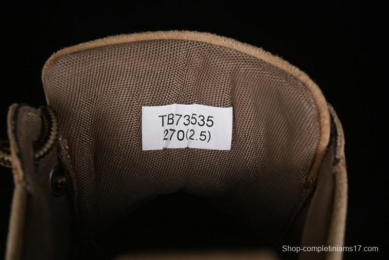 Timberland Low-Top Casual Shoes for Men - Italian Oil-Grained Leather with Anti-Slip Rubber Sole - TB73535SAND