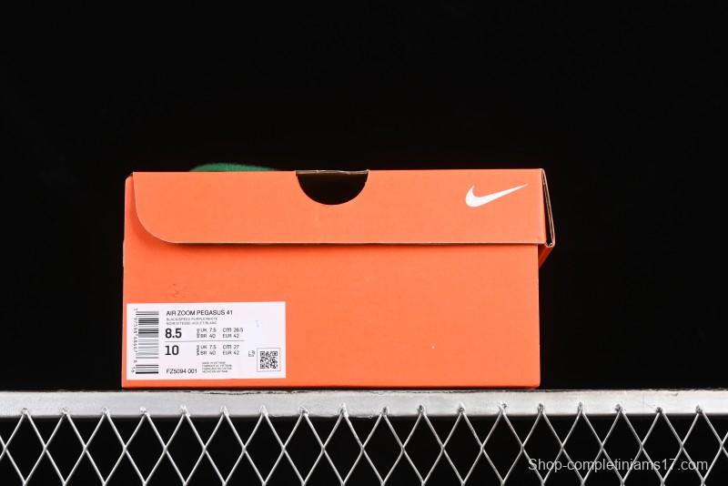 Nike Air Zoom Pegasus 41 Lightweight Breathable Running Shoes with Cushioned Support - FZ5094-001