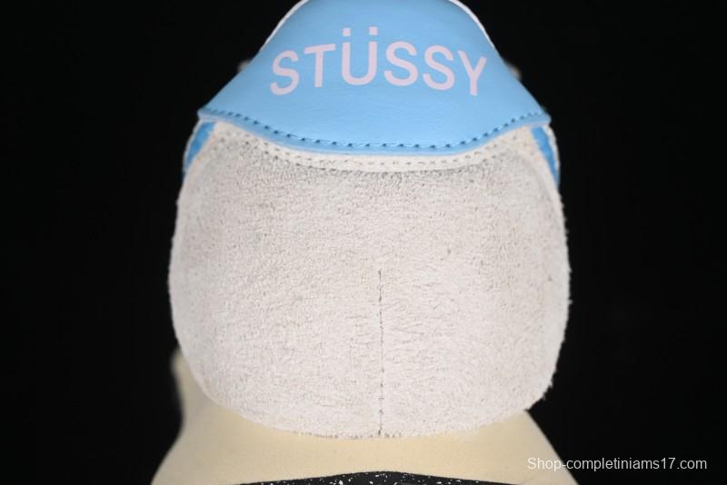 Nike Stussy Roshe Run LD-1000 Comfortable Versatile Slip-Resistant Durable Waffle Low-Top Casual Running Shoes - FQ5369-001