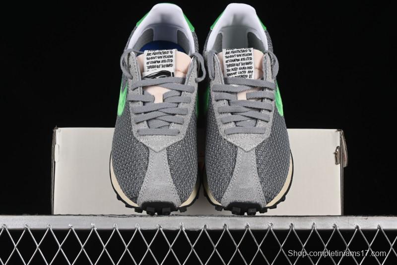 Nike Stussy Roshe Run LD-1000 Comfortable Versatile Non-Slip Durable Waffle Low-Top Casual Running Shoes - FQ5369-002