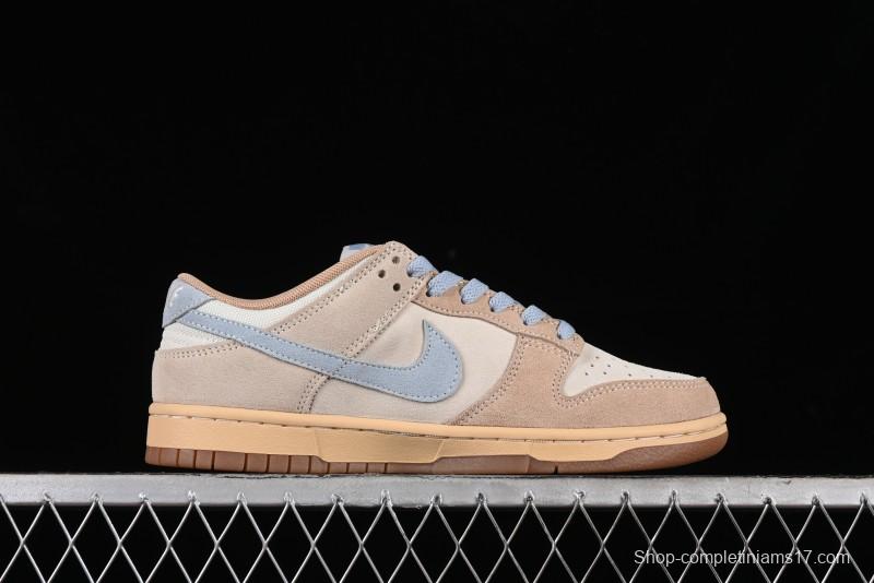 Nike Dunk Low SB Sanddrift Blue Vintage Suede and Light Blue Accent Casual Skate Shoes - HF0106-100