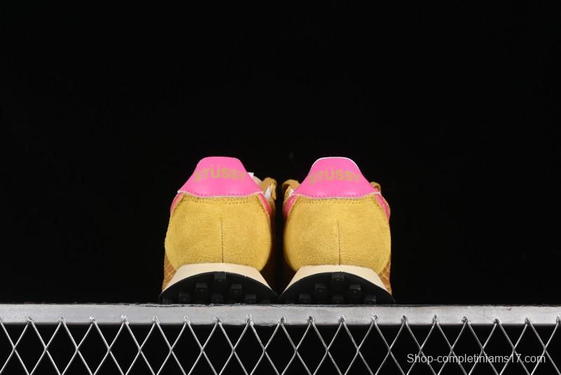 Stussy x Nike Roshe Run LD-1000 Comfortable Versatile Non-Slip Durable Waffle Low-Top Casual Running Shoes - FQ5369-700