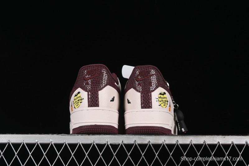 Nike Air Force 1'07 Low "Pumpkin Head" Halloween Themed Casual Sneakers - XL2321-888